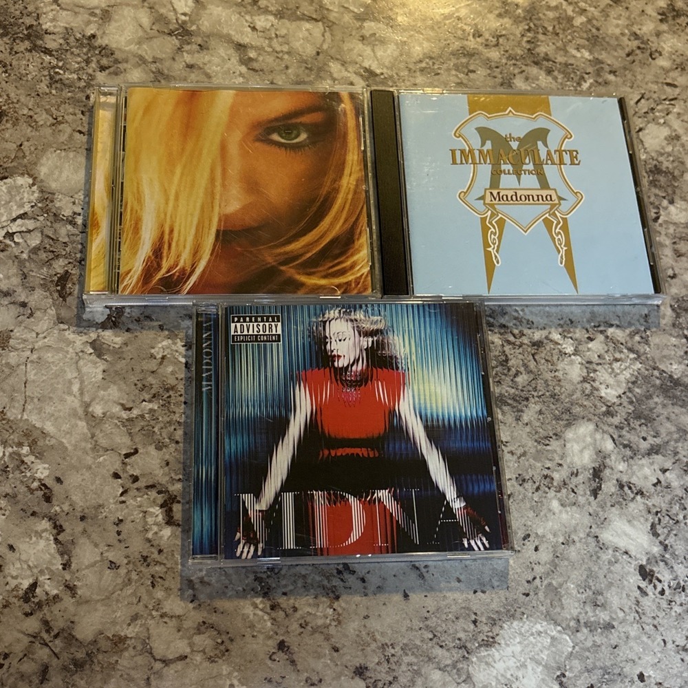 MADONNA CD Lot of 3 CDs - Greatest Hits Volume 2, Immaculate Collection And MDNA